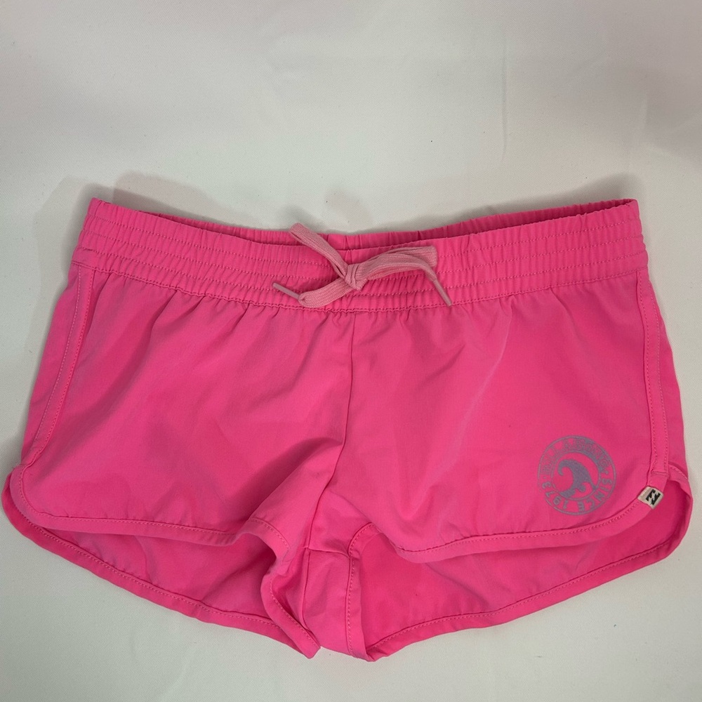 Girls Hot Pink Billabong Shorts-Large